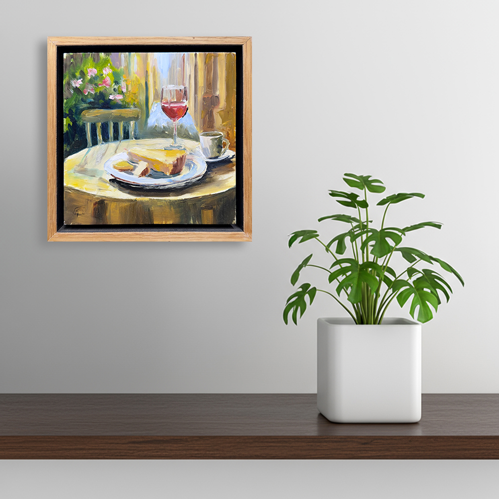 View of picture in situ